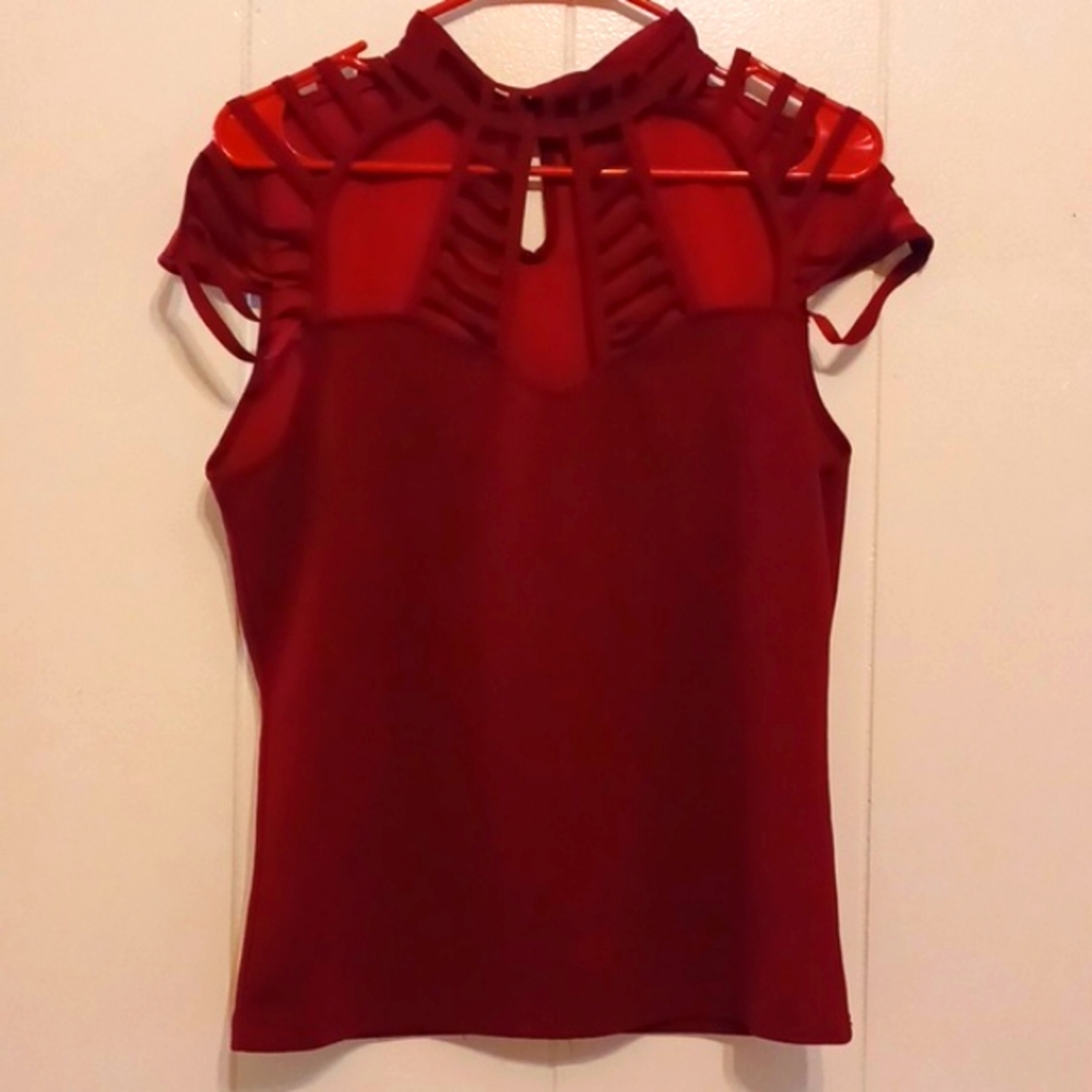 Burgundy Dress Shirt